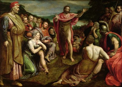 Sermon of St. John the Baptist by Frans Pourbus the Younger